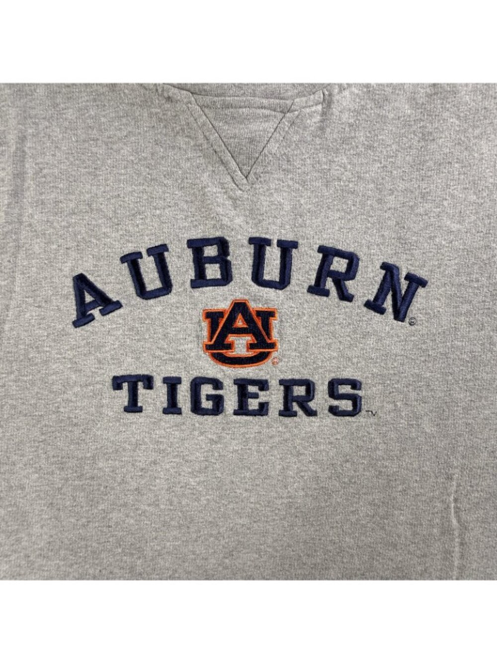 Vintage Auburn Tigers Sweatshirt Mens Medium Gray NCAA Football NCC Gold Apparel - Picture 4 of 16